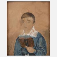 Biedermeierliches Knabenportrait111