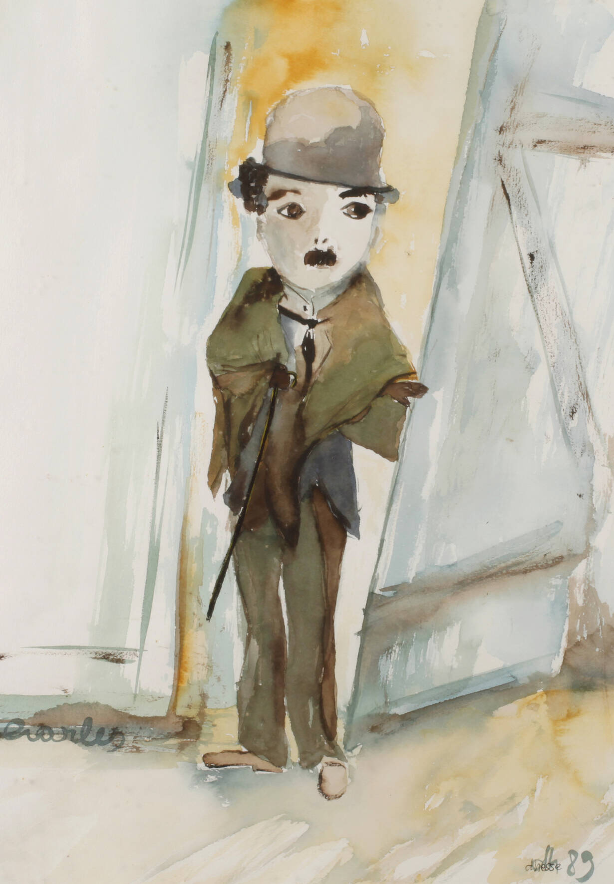 D. Hesse, Bildnis Charlie Chaplin