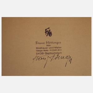 Franz Hötterges, Stadtlandschaft