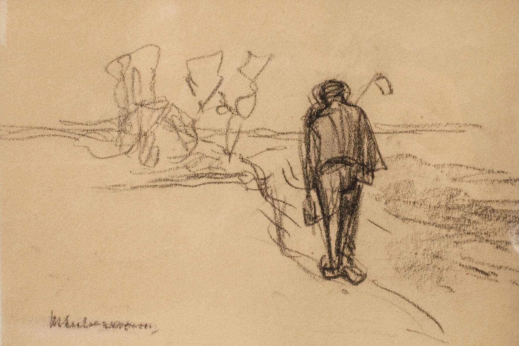 Prof. Max Liebermann, Heimkehrender Bauer