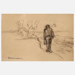 Prof. Max Liebermann, Heimkehrender Bauer