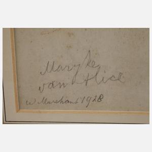 W. Maschant, Portrait eines Kleinkindes