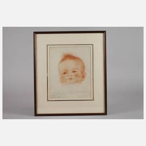 W. Maschant, Portrait eines Kleinkindes