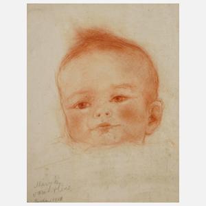 W. Maschant, Portrait eines Kleinkindes