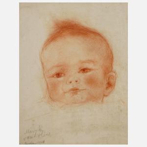 W. Maschant, Portrait eines Kleinkindes