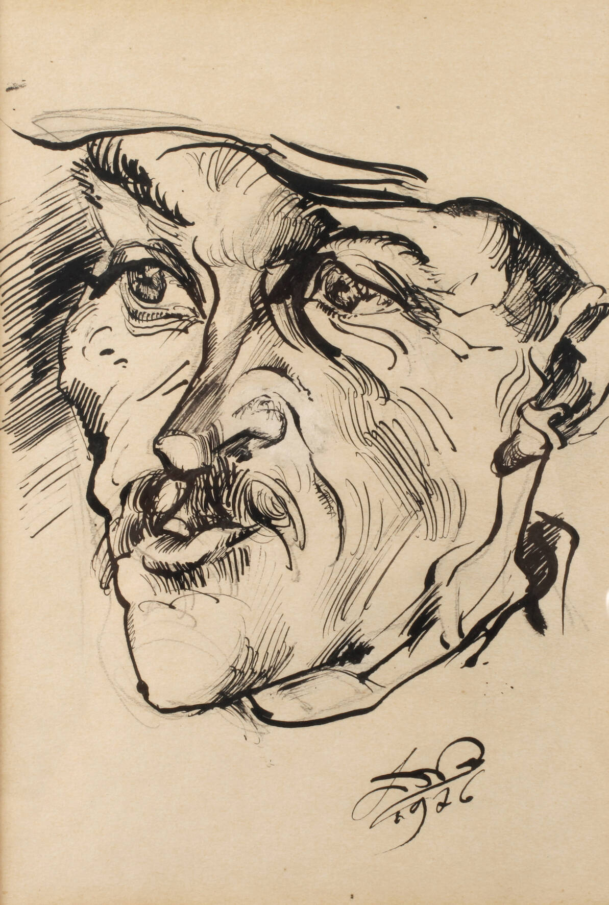 Ludwig Meidner, Herrenportrait