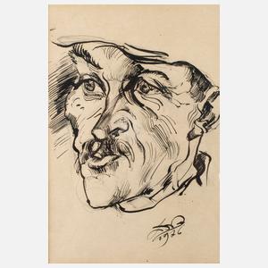 Ludwig Meidner, Herrenportrait