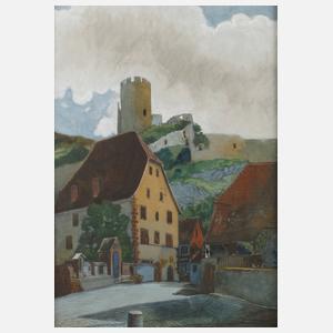 G. Müller, Fränkische Dorfansicht