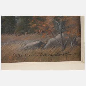 Willy Müller-Lückendorf, "Abziehendes Regengewölk"