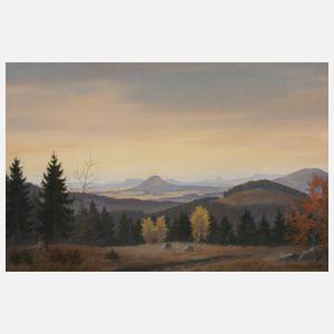 Willy Müller-Lückendorf, "Abziehendes Regengewölk"