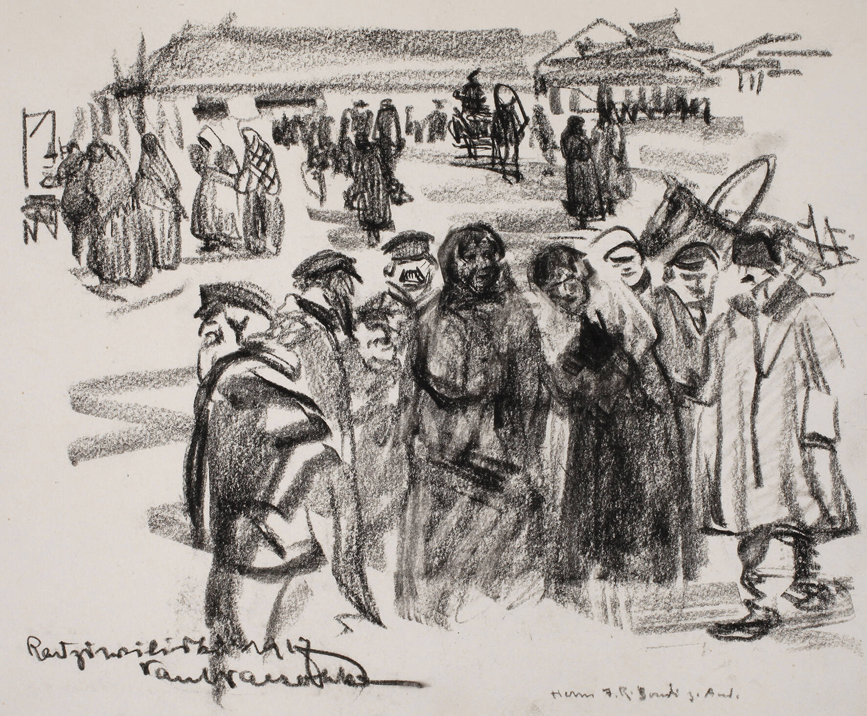 Paul Paeschke, Dörfliche Szene