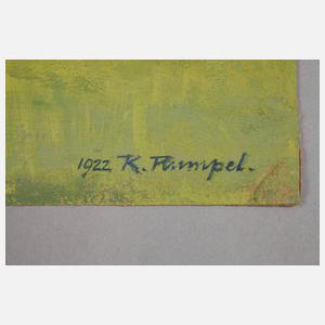 Karl Rumpel, Bauernhaus am Waldesrand