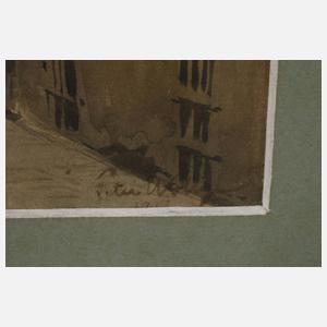 Peter Woltze, Mittelalterliche Stadtansicht