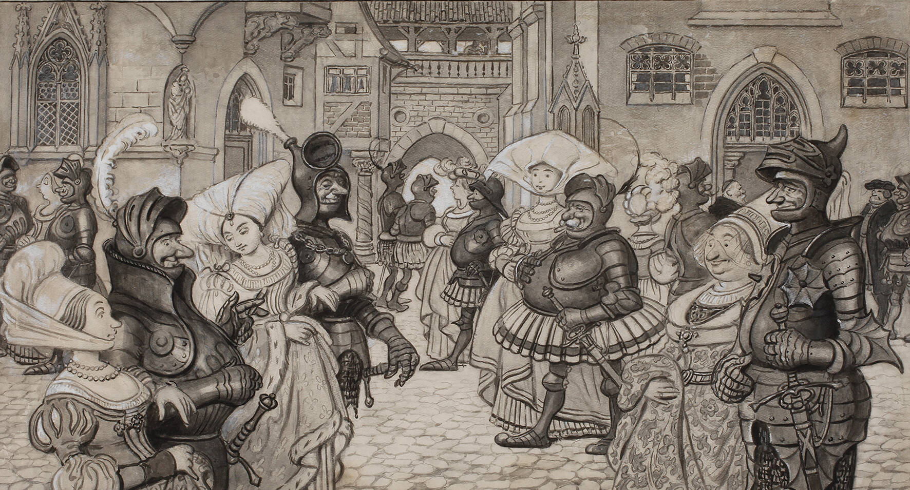 Emil Reinicke, Der Ritterball