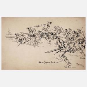 Otto Gerlach "Sächsische Jäger und Schützen"