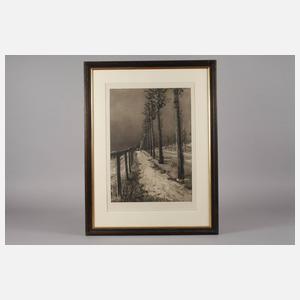 Professor Max Klinger "Die Chaussee"