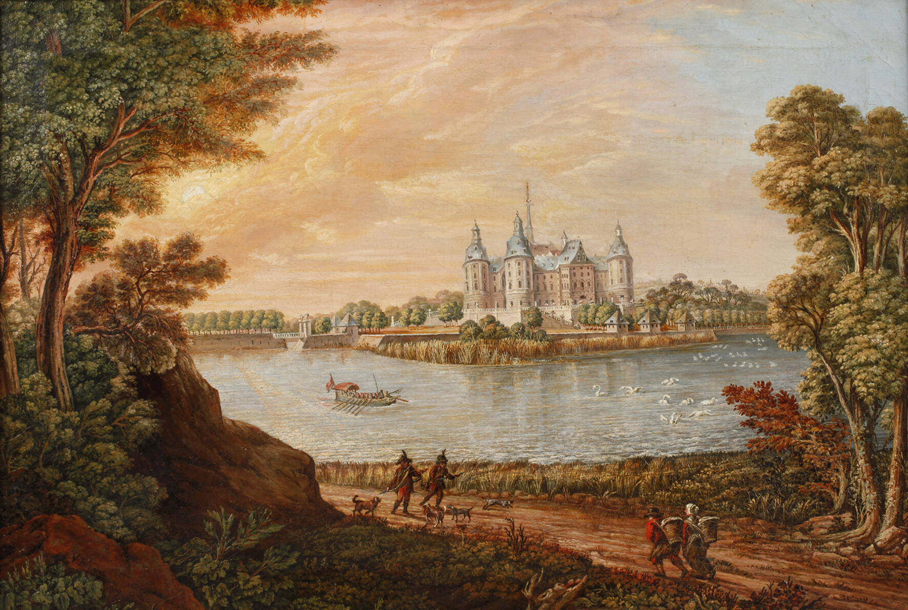 Vincenco Brenna, "Ansicht von Moritzburg"