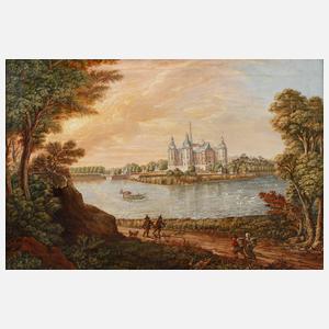 Vincenco Brenna, "Ansicht von Moritzburg"