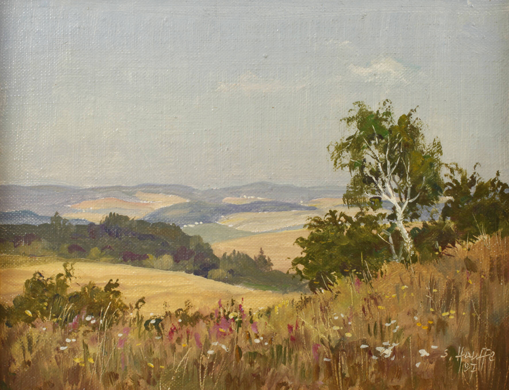 Siegfried Hauffe, Weite Sommerlandschaft