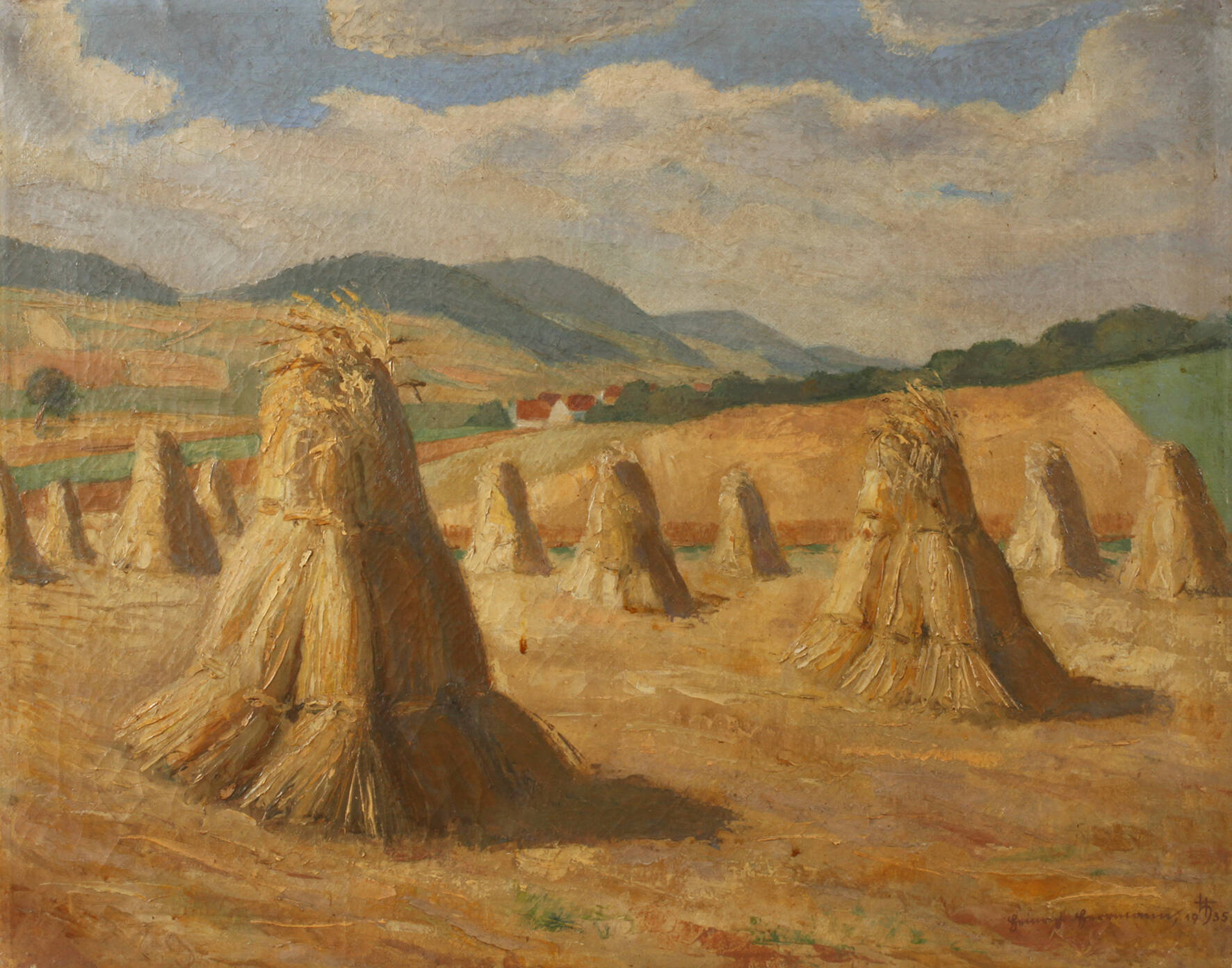 Heinrich Herrmann, Strohpuppen