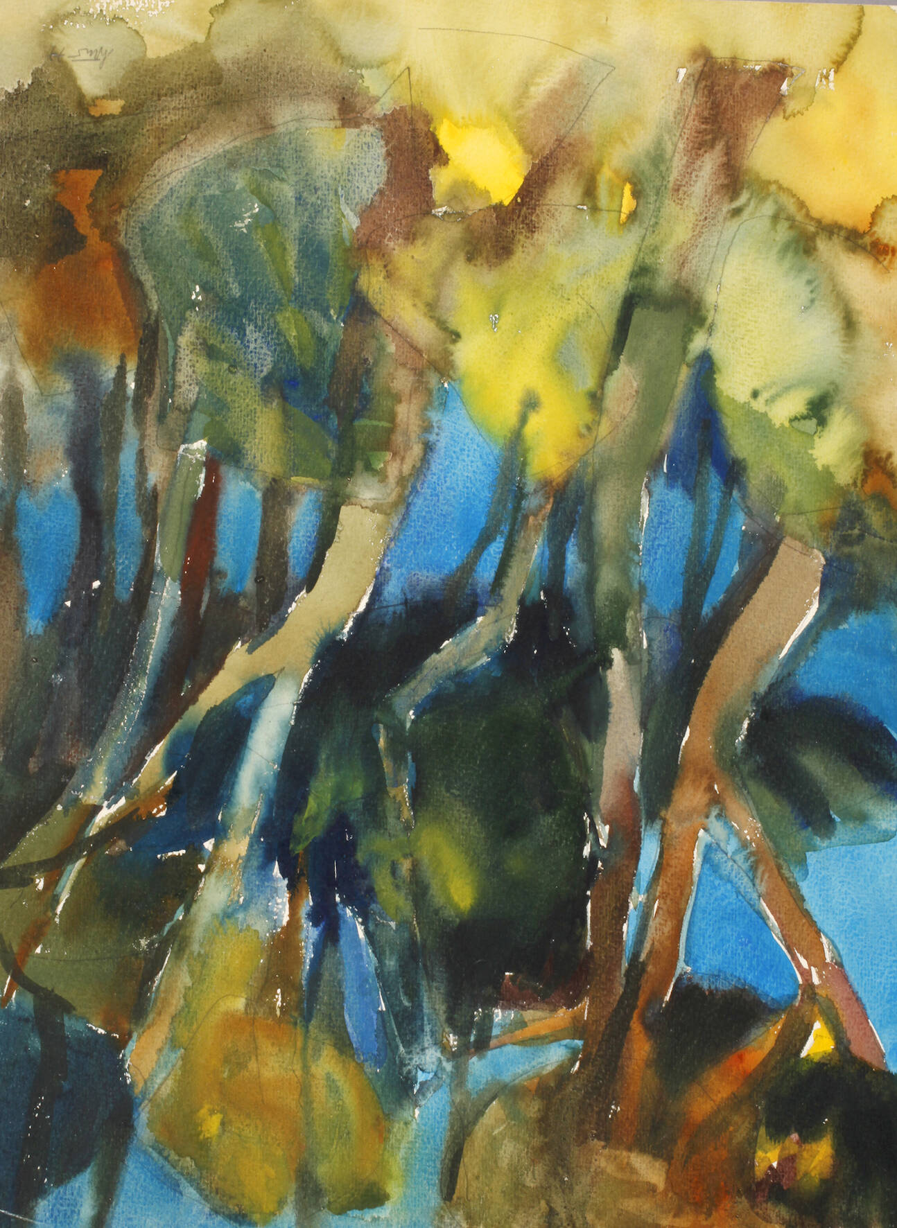 Gottfried Körner, "Baumgruppe an der Ostsee"