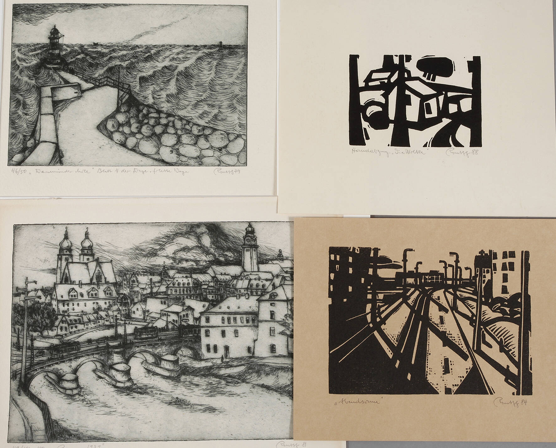 Lothar Rentsch, Konvolut Druckgraphik