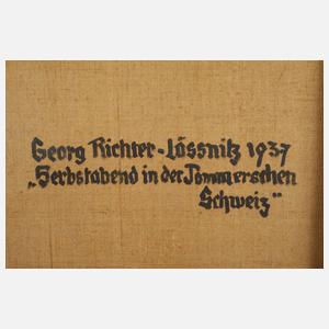 Georg Richter-Lößnitz, Herbstabend