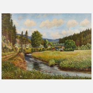 Erich Rother, Partie aus dem Weidatal