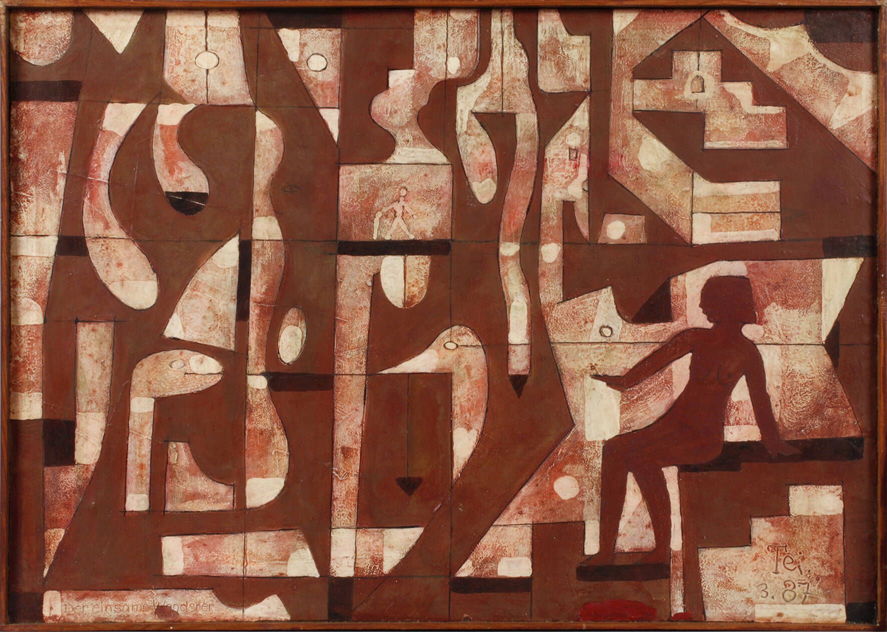 Walter Teichert, "Der einsame Wanderer"