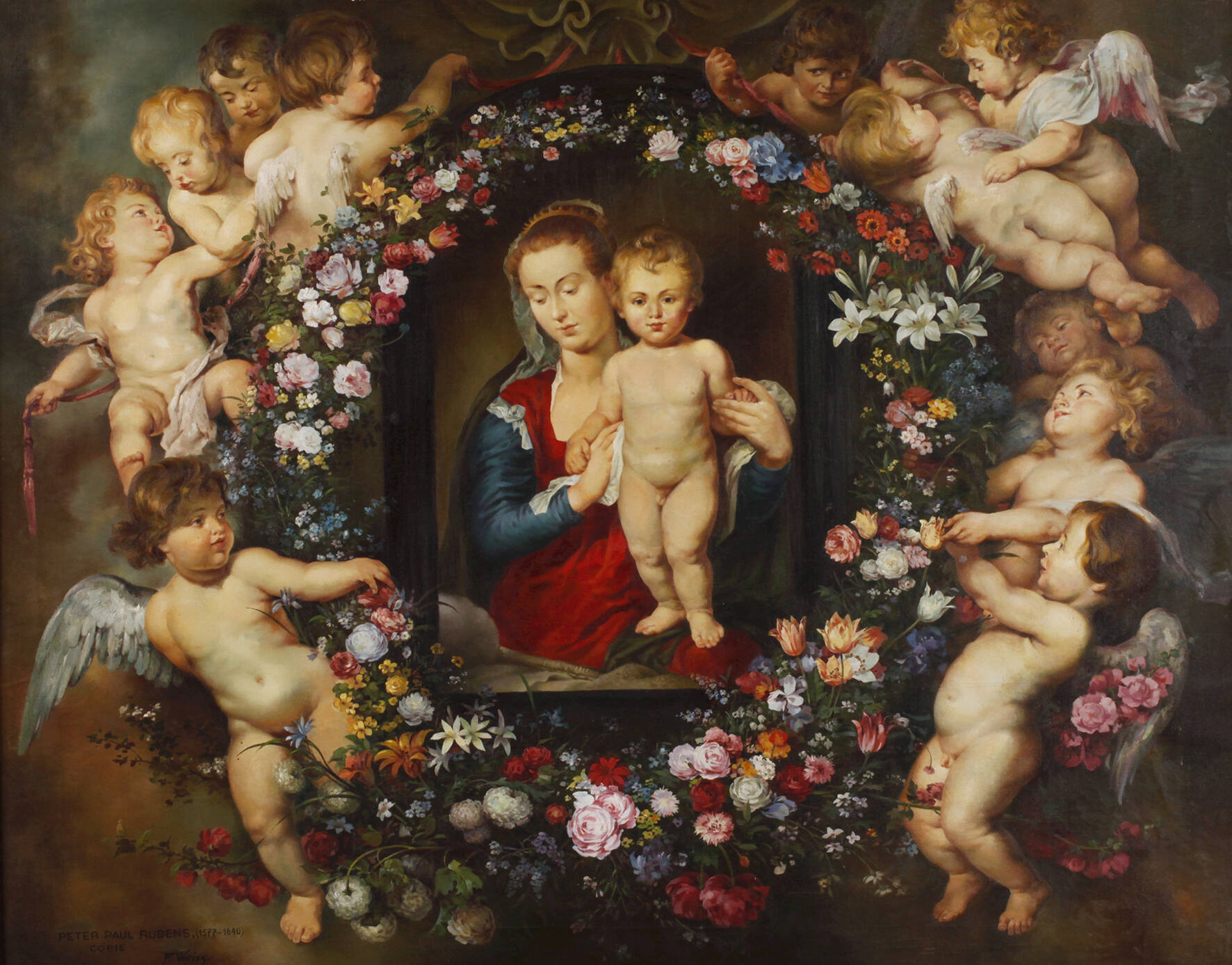 F. Weiss, Maria mit dem Jesuskind