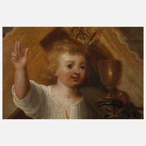 Andachtsbild der Huldigung des Namen Jesu