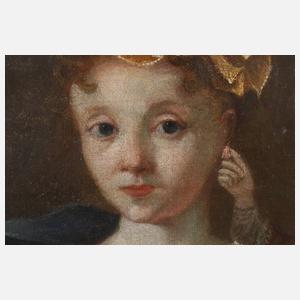 Barockes Mädchenportrait