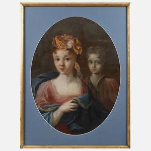 Barockes Mädchenportrait