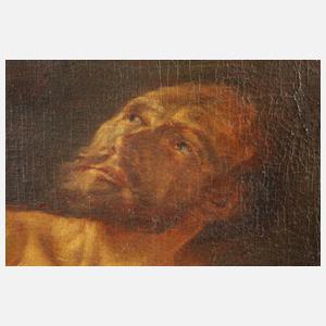 Barocker betender Männerakt