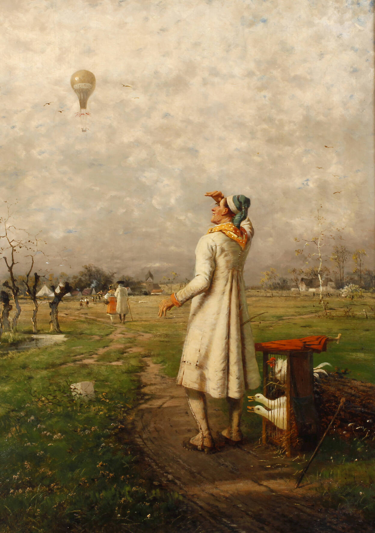 Fritz Beinke, Der Heißluftballon