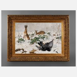 Hermine Biedermann-Arendts, "Ei-Ei!" Tierstück