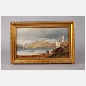 Samuel Bough, attr. Fischer am Strand