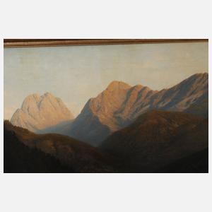 Hermann Krüger, Alpenlandschaft