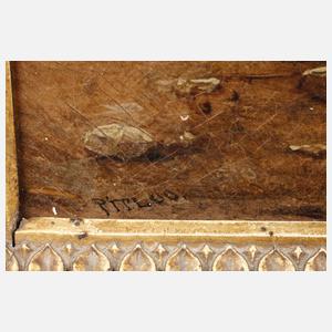 Antonio Sminck Pitloo, Ländliche Szene bei Neapel