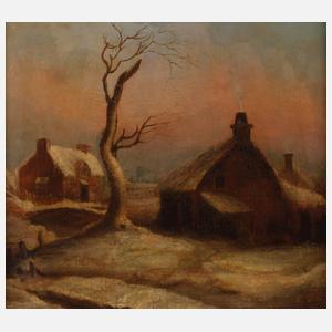 Emilie De Pokelly, attr., Winterlandschaft