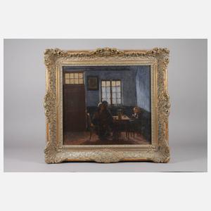 Prof. Fritz v. Uhde, Die junge Familie