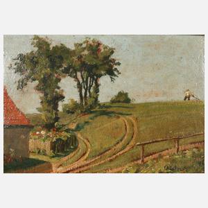 Prof. Ludwig Willroider, attr., Idyllische Sommerlandschaft