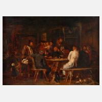 Eduard Kurzbauer, attr., Ölstudie zur "Wahlbesprechung"111