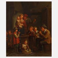 Familie bei der Hausmusik111