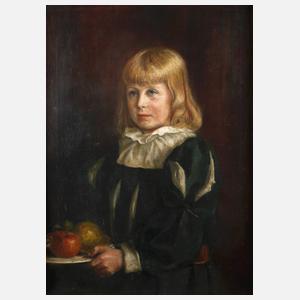 Knabe mit Früchteteller