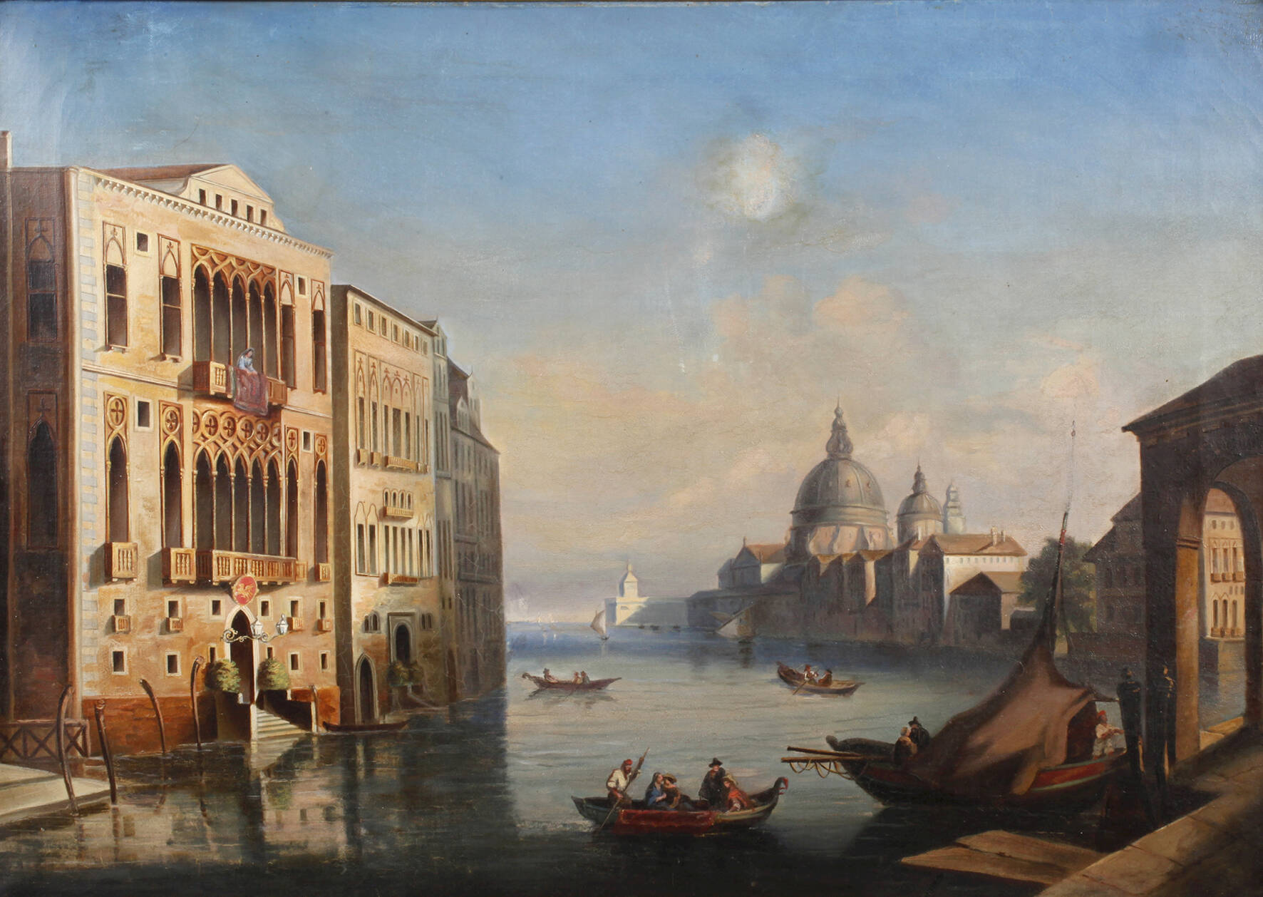 Am Palazzo Franchetti in Venedig