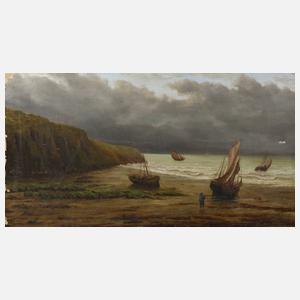 A. Seguin, Küste mit aufziehendem Unwetter