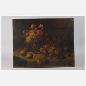 Stillleben mit Blumen und Früchten