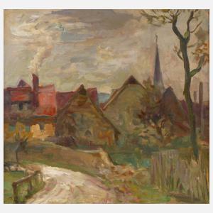 Oswald Ammersbach, attr., Dorfansicht