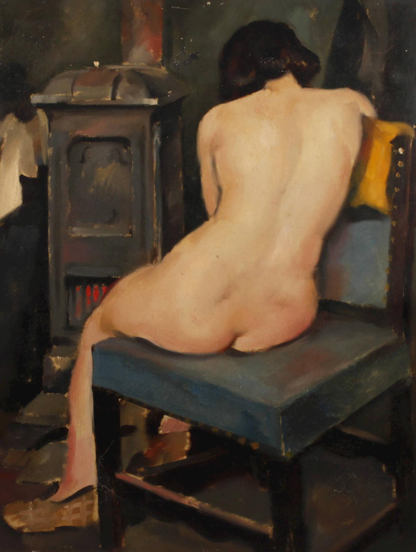 Franz Aumer, attr., Rückenakt